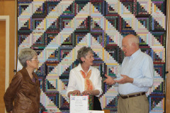 our-log-cabin-raffle-quilt-with-janet-diane-and-peter_14030327681_o