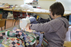 sandy-is-sewing-the-3-layers-together_24810079046_o