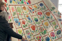 2024 Raffle Quilt,  made by Krista G., quilted by Pam W.