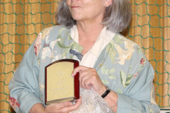laurie-swim-with-her-well-deserved-dorthy-macmurdie-award-presented-at-the-cqq-meeing-in-penticton_8961518272_o