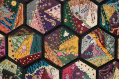 dtail-of-lindas-exquisite-hexagon-crazy-quilt_44484696734_o