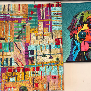 Quilts at The Margaret Henniger Library Bridgewater 2022