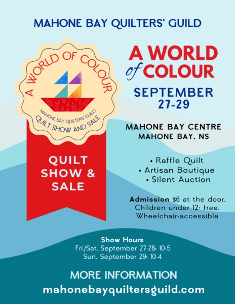 A World Of Colour - MBQG Quilt Show 2024 Poster